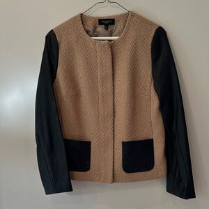 Tahari Tan and Black Blazer